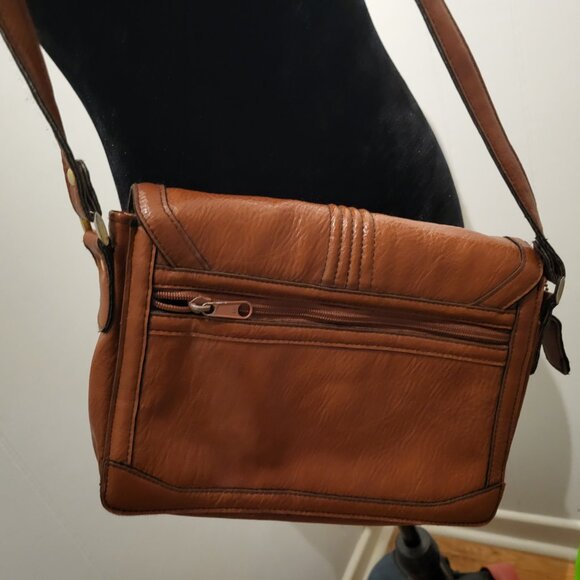 Vintage 70s brown Cross Body Purse - Picture 6 of 6